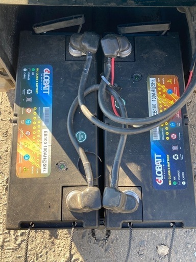 アイチ製 高所作業車 RM04B バッテリー、クローラー式 バッテリー新品