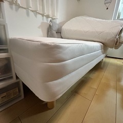 【2/22-23引取希望】無印良品 脚付マットレスの画像