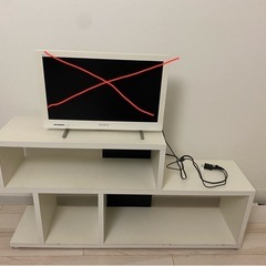 テレビ台（白）の画像