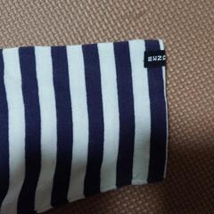 BEN DAVIS ストライプ ロンTシャツ 胸ポケット付の画像