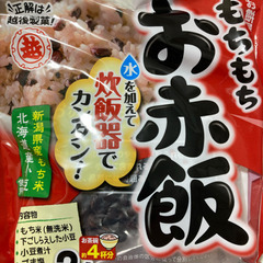 越後製菓　お赤飯　簡単に美味しいお赤飯ができるセット　4パックの画像
