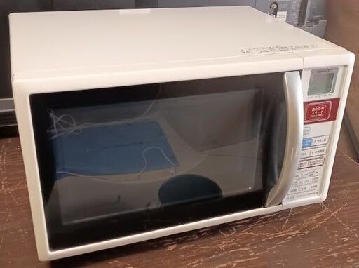 SHARP RE-S15A-W 2009年 電子レンジ 動作品 シャープ キッチン 家電