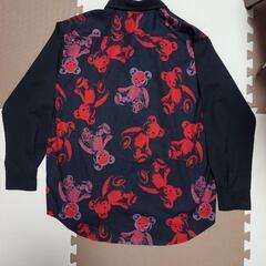 Drug honey スケルトンテディ シャツ ユニセック Fサイズ レッドの画像