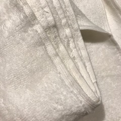 値下げ【新品未使用】ニトリ白バスタオル2点セットの画像