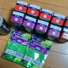ジュース　お菓子の画像