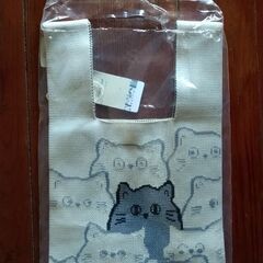 新品　ニットトートバッグの画像