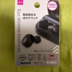 在庫処分　完全ワイヤレスイヤホン　ブラック　① 未開封品