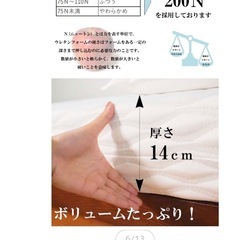 シングルベッドマットレスの画像