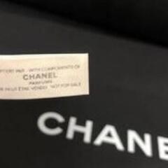 CHANEL ♥ノベルティ♥ココ ♥マドモアゼル ♥シルク ♥ポーチ♥ホワイト♥スパンコールの画像