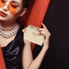 【新品 正規品】Think Bee!シンクビー■ハーティハート 2つ折財布（ゴールド）◆財布 レディースの画像