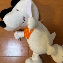 スヌーピー　スーパーラージぬいぐるみ〜あさごはん〜大きなぬいぐるみの画像
