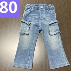 キムラタン　デニム　ズボン　80