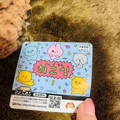 チェゴシム　ハート付きBIGぬいぐるみ　2個せっの画像