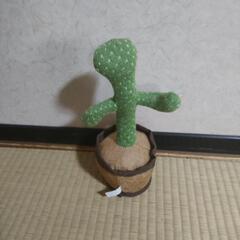 音に反応して踊るサボテン。声録音機能付きの画像