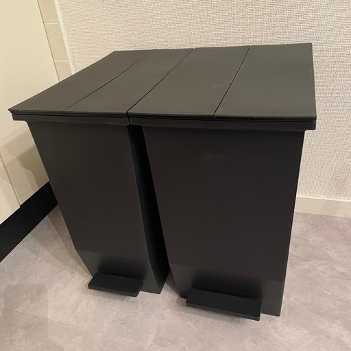 お値下げ中　SOLOW ゴミ箱　45L 35L 黒　ブラック