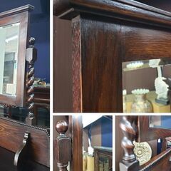 B36　アンティーク イギリス製 樽材 ツイストレッグ ドレッサー B36 アンティーク イギリス製 樽材 ツイストレッグ ドレッサー