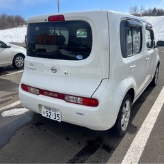 ★日産キューブ★車検R8年２月★程度良好！内装綺麗！禁煙車！【掘り出し物？！】4WD ナビ付き　Bluetooth TV DVD CDの画像