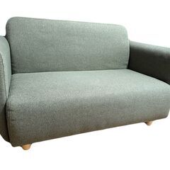 【定価40,000円】フランフラン チックソファ2（カーキ）希少の画像