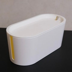 IKEA ケーブル　収納　ボックス　ホワイトの画像