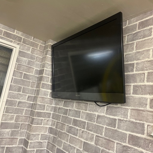 SONY BRAVIA テレビ　32型　2012年式　壁掛け