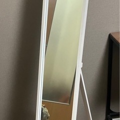 2/21、2/22限定⭐️ニトリ　白色　姿見、スタンドミラー