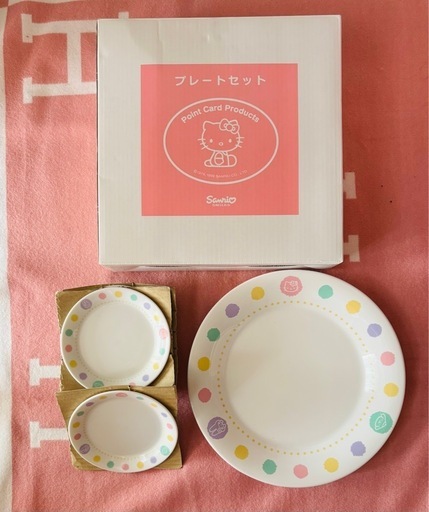 サンリオ プレートセット大皿・小皿5点セット非売品
