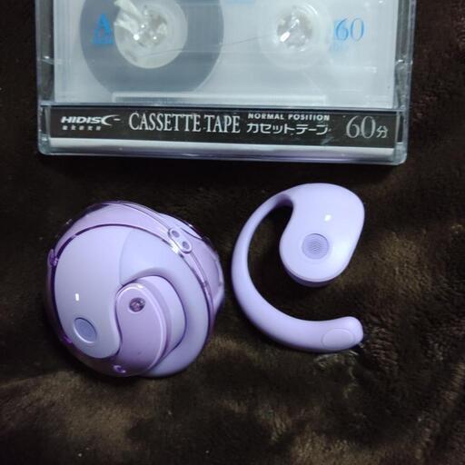 Bluetoothイヤホン(かわいいパープル)