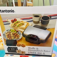 新品 ワッフル&ホットサンドベーカー 