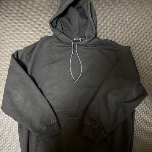 BALENCIAGA BACK LOGO HOODIE パーカー 黒