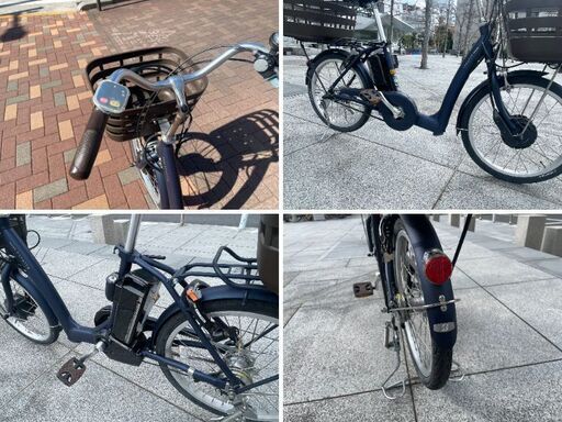 電動自転車　BRIDGESTONE　RAKUTTO　ラクット　サファイヤブルー　20インチ　電動アシスト自転車　ブリジストン　