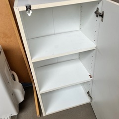 収納ケース 3段BOX 扉付きの画像