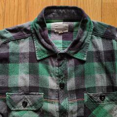 値下げ！オシャレなネルシャツ🩵の画像