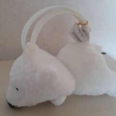 シロクマの耳あて