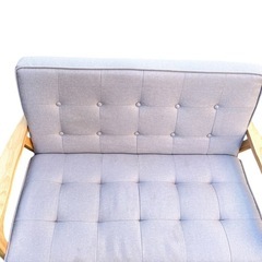 ニトリ 天然木フレームのコンパクトソファの画像