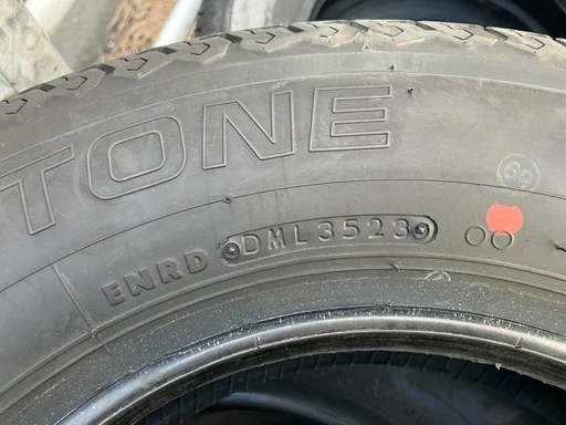 ブリヂストン165R13.中古タイヤ４本セット