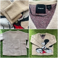 完売品　定価¥17,899 　Desigual ×Disney ヘビーゲージジャケット ミッキーカーディガンSの画像