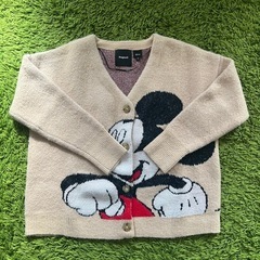 完売品　定価¥17,899 　Desigual ×Disney ヘビーゲージジャケット ミッキーカーディガンSの画像