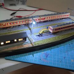 Nゲージ ワンカットジオラマ　車両展示用ケース　（自作品）の画像
