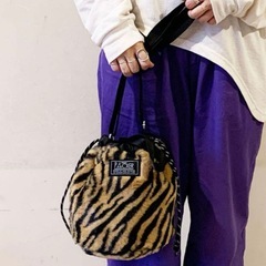 SPRUCE 2way　ショルダーバッグ ファー巾着ミニトート2WAYショルダーの画像