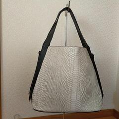 手持ち肩掛け2wayバッグ 合皮