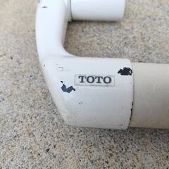 【中古品】TOTO製　手すり　角用　白色の画像
