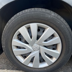 215/60R16 サマータイヤ4本鉄ホイール付き(純正カバーあり)の画像