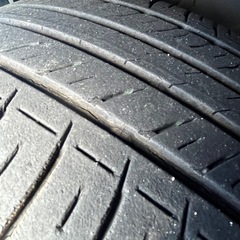 215/60R16 サマータイヤ4本鉄ホイール付き(純正カバーあり)の画像