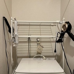 【受け渡し決定しました】洗濯機ラック ホワイト