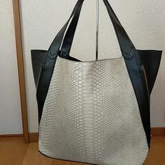 手持ち肩掛け2wayバッグ 合皮の画像