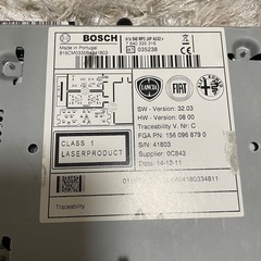 アルファロメオ純正　　オーディオデッキ　の画像
