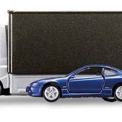 トミカ トランスポーター 日産 シルビア (S15) 2点セットの画像