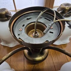 直結タイプ　シャンデリア　ジャンク品の画像