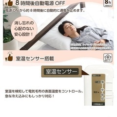 【引取限定】広電(KODEN) 電気毛布 ひざかけ 160×140cmの画像