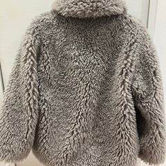 【Forever21】レディース アウター モコモコ グレー フリーサイズの画像